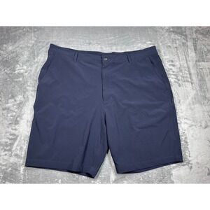 FootJoy Mens Performance Golf Shorts Navy Blue W42 Stretch Flat Front CA28544